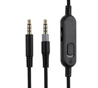 UNCLE LIGHT Mix cavo di ricambio, compatibile con cuffie da gioco HyperX Cloud Mix da 3,5 mm, 1,5 m, nero