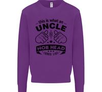 Uncle Nob Head Sembra Il Giorno Degli Zii Uomo Felpa Maglione