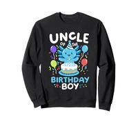 Uncle Of The Birthday Boy Kids Axolotl Bday Family Matching Felpa