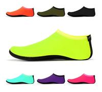 Uncle Paul Calzini da Acqua - Calzini da Interno Unisex a Piedi Nudi Surf Immersioni Pantofole da casa Piscina per Bambini Adulti Verde Taglia UE 28,5-30 SWA15LG2XS