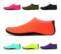 Uncle Paul Calzini da Acqua - Calzini da Interno Unisex a Piedi Nudi Surf Immersioni Pantofole da casa Piscina per Bambini Adulti Arancia Taglia UE 41-42 SWA15ORXL