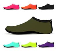 Uncle Paul Calzini da Acqua - Calzini da Interno Unisex a Piedi Nudi Surf Immersioni Pantofole da casa Piscina per Bambini Adulti Verde Taglia UE 41-42 SWA15DGXL