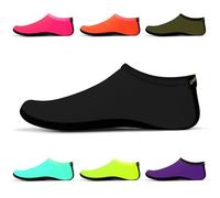 Uncle Paul Calzini da Acqua - Calzini da Interno Unisex a Piedi Nudi Surf Immersioni Pantofole da casa Piscina per Bambini Adulti Nero Taglia UE 44,5-45,5 SWA15BK3XL