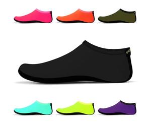 Uncle Paul Calzini da Acqua - Calzini da Interno Unisex a Piedi Nudi Surf Immersioni Pantofole da casa Piscina per Bambini Adulti Nero Taglia UE 36-37 SWA15BKM