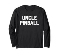 Uncle Pinball - Divertente Flipper Arcade Pinball Maglia a Manica