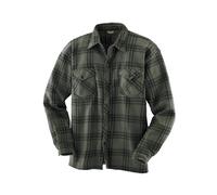 Uncle Sam Camicia in pile oliva/nero XXL
