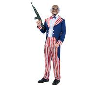 Uncle Sam Horror Patriot Costume - L