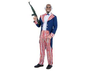 Uncle Sam Horror Patriot Costume - M