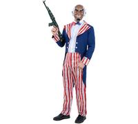 Uncle Sam Horror Patriot Costume - XL