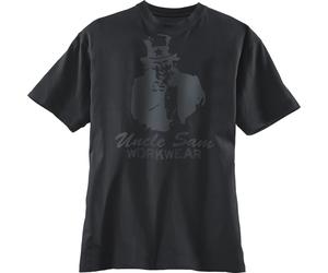 Uncle Sam T-shirt antraciteit/ nero S