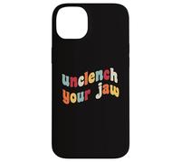 Unclench Your Jaw Mental Health Consapevolezza Terapia Ansia Custodia per iPhone 14 Plus