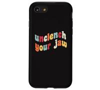 Unclench Your Jaw Mental Health Consapevolezza Terapia Ansia Custodia per iPhone SE (2020) / 7/8