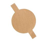 UncleS 100 Fogli Rotondi per Tortiere Carta Pergamena da Forno con Linguette Sollevamento Resistente Calore Monouso Carta Pergamena Rotonda E Getta Essenziale per La Cottura