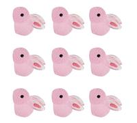 UncleS 100 pezzi piccolo coniglio micro paesaggio statuetta ornamenti bagliore statua in miniatura vaso decorazione accessori da giardino