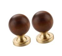 UncleS 2 Classical Wood & Brass Cabinet Tira Rotonda Rotonda Cassetti Rotondi Stili Vintage Set Per Cassetti E Mobili Manopola In Stile Vintage