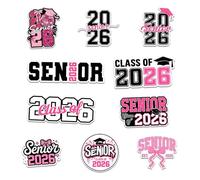 UncleS 2026 Graduation Sticker Pack Additional Waterproof Decorative Labels for Yearbook Laptops Offerings Senior Class Relics Collection Laptop Decoration Stickers