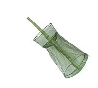 UncleS 25 Cm-45 Cm Diametro Inferiore Trappola per Pesci Cestino Secchio Porta Rete da Pesca Mantenere Gamberi Pesciolini Rete Stoccaggio Gabbia Pieghevole Cestino Pesci