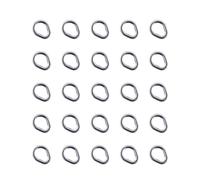 UncleS 25 Connettori per Esche da Pesca Pesci Solidi A Forma Pera Resistenti all'Acqua Salata Collegamento Attrezzatura Pesca Facile Usare La Assist Gancio Maschere