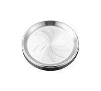 UncleS 304 In Acciaio Inox Doppio Strato Piatto 20cm Isolamento Termico Finitura Dorata Stoviglie Per Riunioni di Famiglia Antiruggine Piatto Da Portata Cucina Resistente