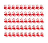 UncleS 50Pcs Resine Ricchezza Serpente Ornamenti in Miniatura Zodiaci Cinesi Capodanno Animale Incandescente In Dark Figure Decorazione Giardino Figurine in miniatura da collezione