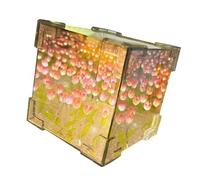 UncleS Accento della Camera da Letto Romantica 21 Pari Tulipani Kit Luce Notturna con Morbidi Fiori Fatti A Mano Luccicanti Lampada Notturna E Decori della Camera da Letto Romanzi Specchi