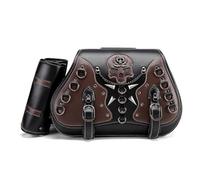 UncleS Borsa Laterale per Spaziosa E Accattivante in Stili Punk Unici Adatta per I Viaggiatori Pendolari Essenziali Tutti I Giorni Modifica Motocicletta Fai-da-Te