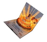 UncleS Cartolina Compleanno Musicali Saluto Luce E Suono Per Marito Moglie Sorella Amica Kid Per Adulti Anniversario Con Musica E Luci