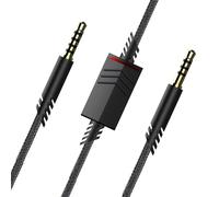 UncleS Cavo Musicale Intrecciato da 3 5 Mm Lunga Durata per Cuffie Gioco A10 / A40 Cavo con Connettori Placcati in Oro Cuffie Gioco Musicali Mute in