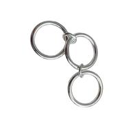 UncleS Classici Anelli impilabili Decorare Elegante Triplo Fiocco Anelli Per Le Donne Stili Coreani Gioielli Moda Materiali Legati Alla Moda