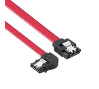 UncleS Connettori A Cavo SATA3.0 Corti Angolati AntisNap Connessione per Installazioni Strette per Angolati A Perno Desktop