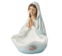 UncleS Cristiani Fede Centrotavola Donna Resine Scultura Figurine Con Ciotola Religiosa Signora Statua Ornamento Per Decorazioni Domestiche Battesimi Presente