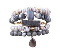 UncleS Elegante Braccialetto Fatti A Mano Per Perle Accessori A Mano Bracciale Pietra Gioielli Da Polso Adatti Per Migliorare I Gioielli Artistici Volontà