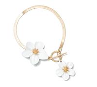 UncleS Elegante Caviglia Floreale Gioielli in Lega 18G Regolabile 27 Cm Summa Foot Chain Accessorio Flower Accessorio Multi Color Bracciale