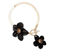 UncleS Elegante Caviglia Floreale Gioielli in Lega 18G Regolabile 27 Cm Summa Foot Chain Accessorio Flower Accessorio Multi Color Bracciale