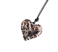 UncleS Elegante Collana Motivi Leopardo Lungo Con Accessorio Per Gioielli A Sospensione Del Cuore Amore Per Donne Uomini In Argento Gioiello Un Elegante Accessorio Scollo