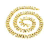 UncleS Elegante Giorrillo In Oro/argento Collana Dichiarazione Gioielli Per Le Donne Alla Cercano Bellezza E Versatilità Indossare Casual Indossa Ogni Giorno