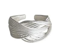 UncleS Eleganti anelli aperti regolabili moderni opachi con design avvolgente per donne che cercano eleganza sottile elegante gioielli da festa