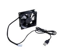 UncleS fan del Governo di 80mm USB con controllo del termostato per il raffreddamento efficace del Governo di elettronica ed elettrodomestici