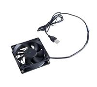 UncleS fan del Governo di 80mm USB con controllo del termostato per il raffreddamento efficace del Governo di elettronica ed elettrodomestici