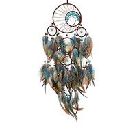 UncleS Fatto a mano Feather Dream Catchers Netto Wind Chimes Wall Car Hanging Dreamacchiappasogni per camera da letto di casa, acchiappasogni per camera da letto dei ragazzi
