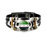 UncleS Festeggia Patrimonio Siriano con Questo Comodo Braccialetto Robusto in Materiali Intrecciati A Mano per Abiti Tutte Le Generazioni Braccialetto da Indossare Tutti I Giorni