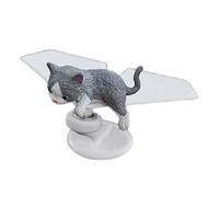 UncleS Inertial Motion Swinging Plane Car Decors Adorable Kitty Resin Sculpture Small Desktop Decorative Accent for Office Swing Accessory