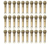 UncleS Pendiali da Cravatta da 100 Pacchetti Risultati Gioielli per Fascino del Microfono Adatti A Gioielli Creativi E Progetti Artigianali Fatti A Mano Un Ciondolo Design Unico