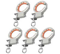 UncleS Puleggia Guidacavo in Nylon Resistente Rullo Liscio con Apertura Larga 65 Mm Rotazione 330 Gradi Resistente per L'installazione Ponti Strumento Installazione Cablaggio Edifici