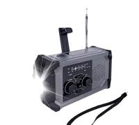 UncleS Radio A Mano Manetta con Torcia A LED per Allerta Exigency Meteo Portatile 2000MAH APPROPRIETÀ Solare Solar ASSEGGIATO Outdoor