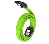 UncleS SATAIII Cavo Seriali 50 centimetri Nylon Trecce Manica Antigroviglio Con Meccanismo di Bloccaggio Per PC Costruisce Sataiii Connettori Cavo