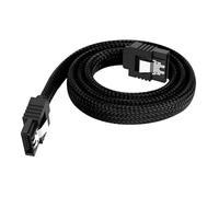 UncleS SATAIII Cavo Seriali 50 centimetri Nylon Trecce Manica Antigroviglio Con Meccanismo di Bloccaggio Per PC Costruisce Sataiii Connettori Cavo