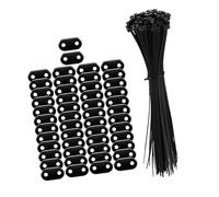 UncleS Schermi Privacy Elementi di fissaggio Clip di Montaggio Con Fascette Per Esterni Giardino Recinzioni Balcone Ringhiere Privacy Schermo Mat Fasteners