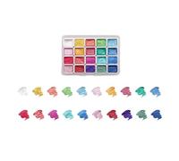 UncleS Set di 20 colori ad acquerello perlato pigmento ad acquerello tinta unita per artisti Hobby pittore
