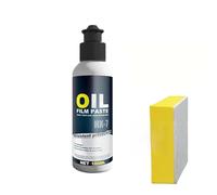 UncleS Soluzione Sgrassante Veloce per Vetri Solvente Pellicole Olio Vetro Rimuove La Pellicola Preservando L'integrità delle Superfici 100 Ml Rimuovere Residui Parabrezza.